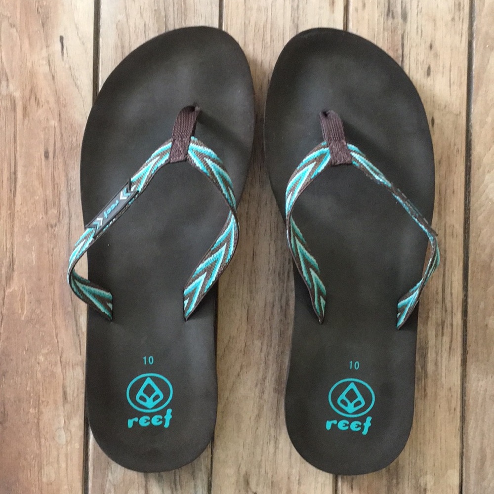 Reef flip flops women’s size 10